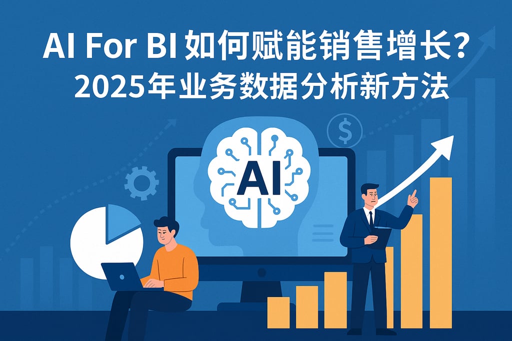 AI For BI如何赋能销售增长？2025年业务数据分析新方法